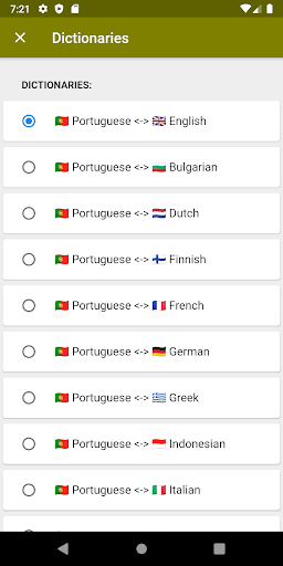 Portuguese Dictionary - offlin Screen 2