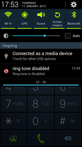 Android application MuteIt! - Widget screenshort