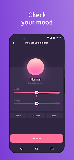 Android application Mind Tracker screenshort