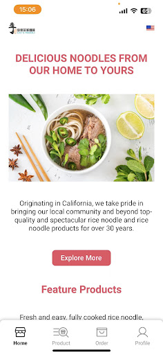 Android application Lee's Noodle screenshort