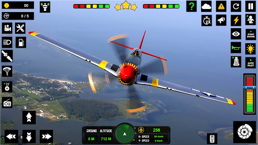 Flight Simulator Airplane Game Screen 2