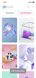 Photo Frame Live HD Wallpaper - 3D Photo Cube Wall