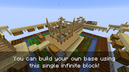 Minecraftでの1ブロックの生存
