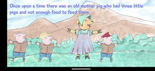 Android application Three Little Pigs screenshort