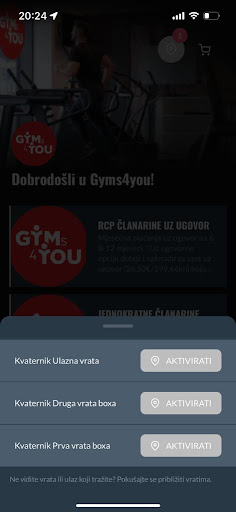 Gyms4you Screen 2