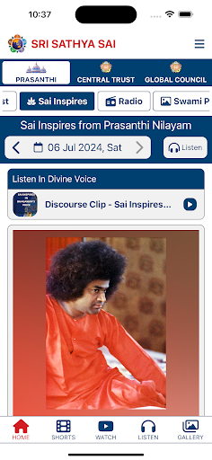 Prasanthi Connect Screen 2