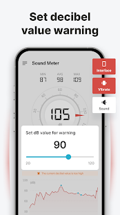 Audio at noise meter Screenshot