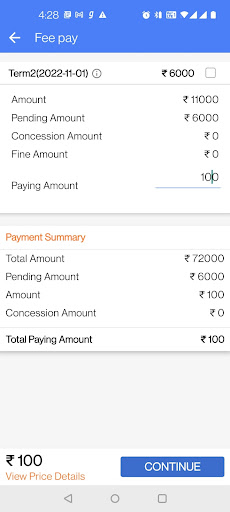 Edubricz Staff App Screen 2