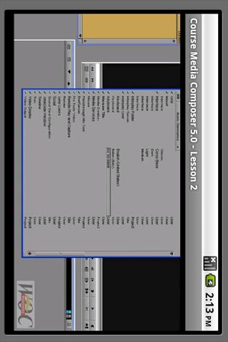 Course Media Composer 5 app.2