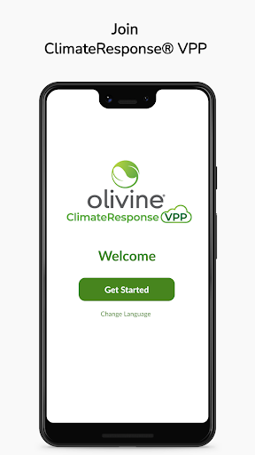 Android application Olivine ClimateResponse VPP screenshort