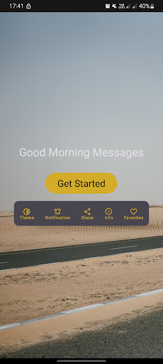 Android application Good Morning Love SMS screenshort