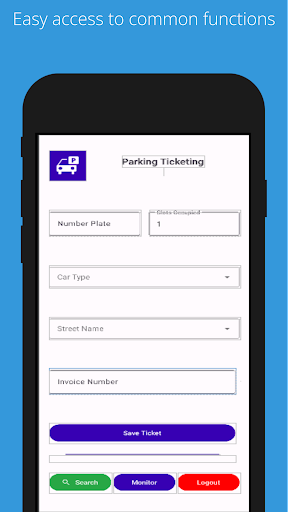 Parking Ticketing - Mbarara Screen 2