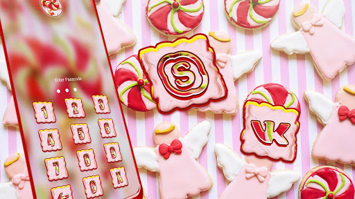 Pink Sweet Candy Theme Screen 3
