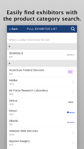 GEOINT 2024 Symposium App Screen 3