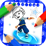 Boboiboy coloring cartoon game icon