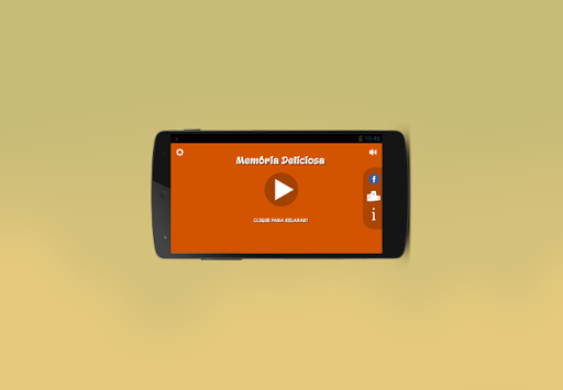 Android application Memória Deliciosa screenshort
