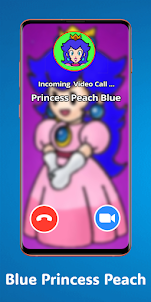 Princess Peach Blue video call