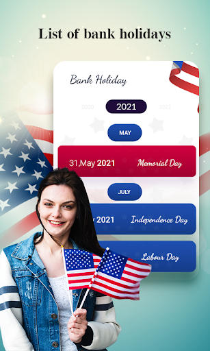 USA Holidays Calendar