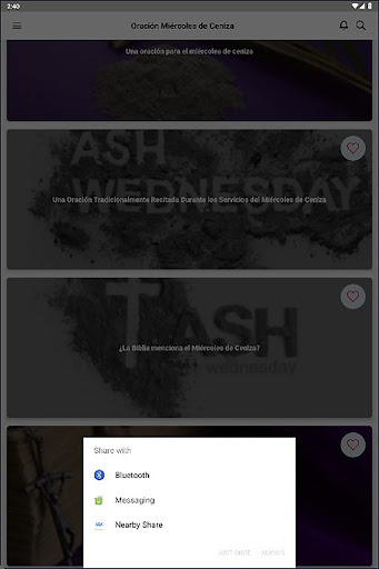 Oración Miércoles de Ceniza