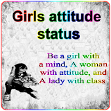 Girls attitude status icon