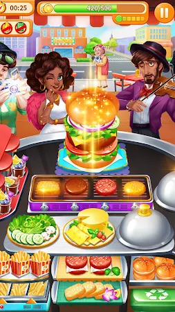 Game screenshot My Burger Stand – food games mod apk