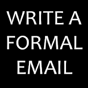 Write a formal email