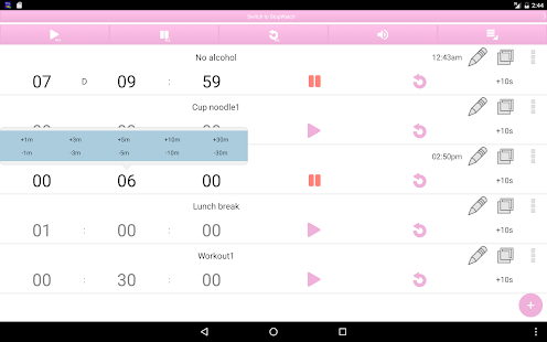 Multi Timer Captura de pantalla