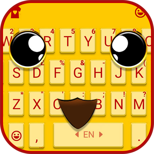 Cute Yellow Mouse Keyboard The  Icon