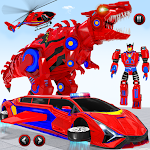 Cover Image of Unduh Limo Car Dino Robot Car Game 89 APK