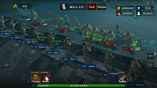 Android application Zombie Defense : Apocalypse screenshort