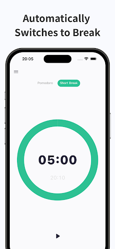 Pomodoro Timer for Study, Work Screen 2