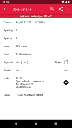 TuS Holzheim Handball Screen 3