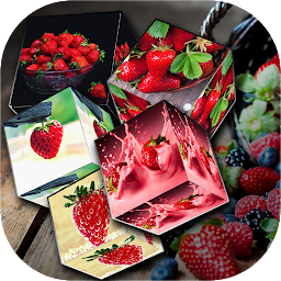 「Strawberry cube live wallpaper」圖示圖片