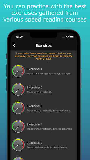 Speed Reading Exercises Screen 2