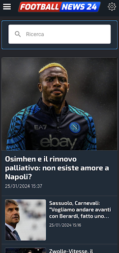 Android application Football News 24 screenshort