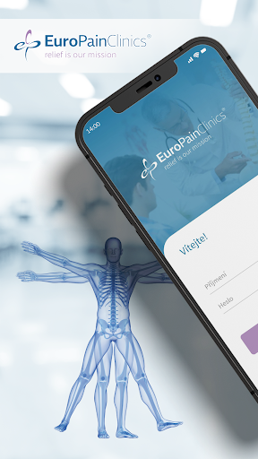 Android application EuroPainClinics screenshort