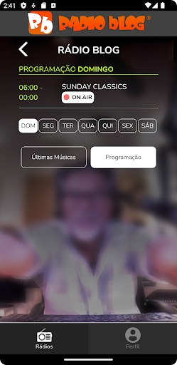 Radio Blog Screen 2