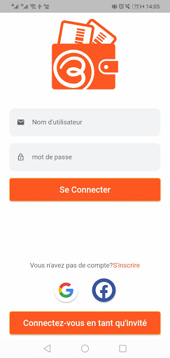 Android application 3andi screenshort