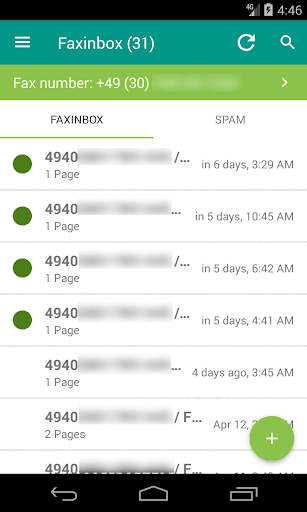 PC-FAX.com CustomerCenter