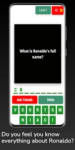 Cristiano Ronaldo - Quiz Game