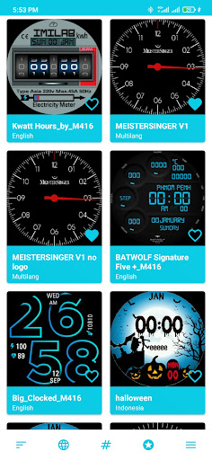 FitCloudPro Watch Faces Screen 2