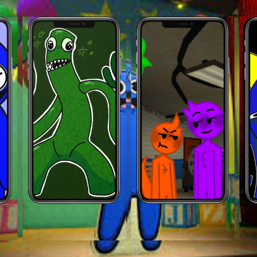 Rainbow Friends Blue Wallpaper