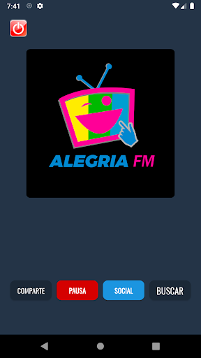 Android application AlegriaFM screenshort