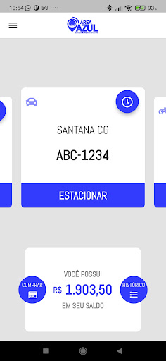 Android application Área Azul Itaperuna Plus screenshort