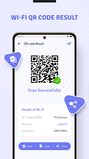 WIFI QR Code Creator, Scanner Screen 3