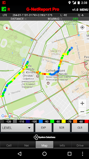 Screenshot of G-NetReport Pro
