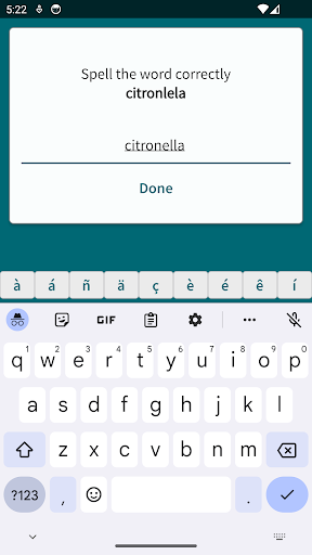 BOT Spelling: Proofreading Screen 3