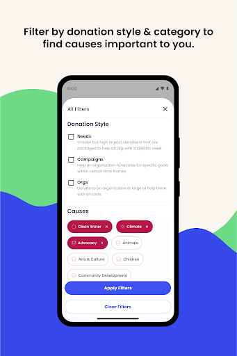 Myte: All-in-One Giving App Screen 2