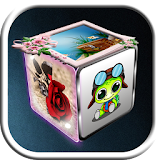 3D Cube Photo Live Wallpapers icon