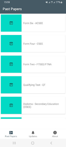 Android application Past Papers Solutions screenshort